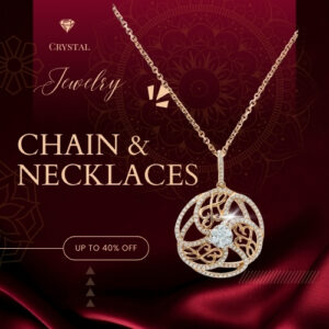 White and Gold Elegant Jewelry Sale Promotion Instagram Post