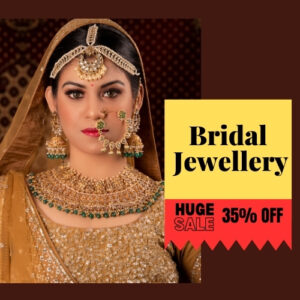 Bridal Elegant Jewellery Sale Facebook Post 300x300
