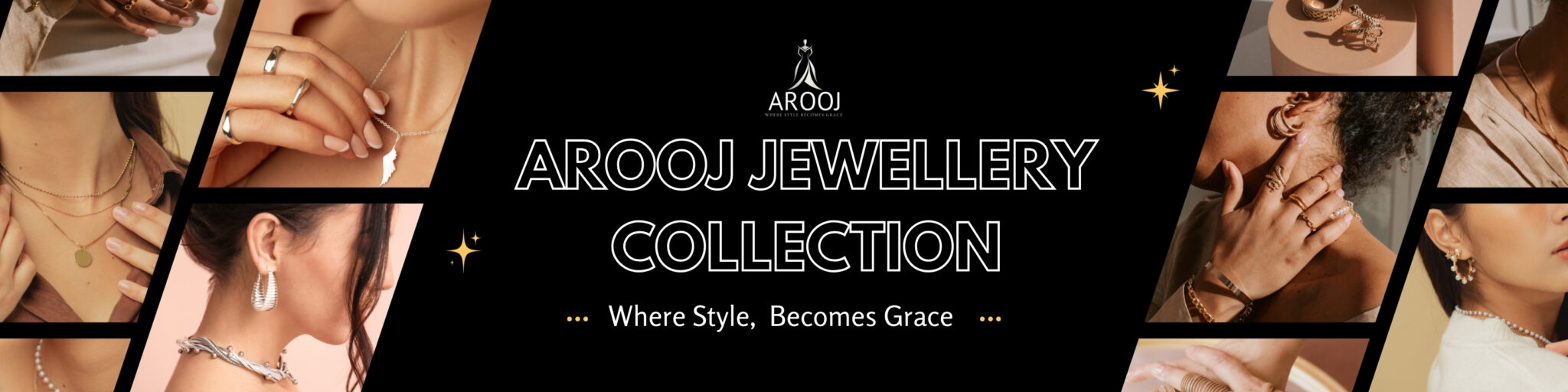 Black Gold Modern Handmade Jewelry web Shop Cover